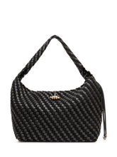 GIANNI CHIARINI - Borsa Aurelie Intrecciata a Spalla - Nero - LIDIASHOPPING® - Official Website