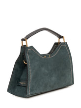 GIANNI CHIARINI - Borsa Aurora Strutturata con Manico - Verde - LIDIASHOPPING® - Official Website