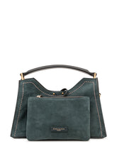 GIANNI CHIARINI - Borsa Aurora Strutturata con Manico - Verde - LIDIASHOPPING® - Official Website