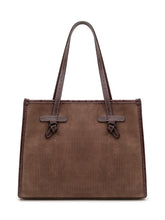 GIANNI CHIARINI - Marcella Bag with Ribbed Surface - Brown - LIDIASHOPPING® - Official Website