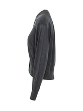 BA&SH - Boston Cardigan with Collar - Blue - LIDIASHOPPING® - Official Website