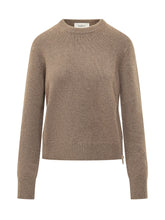 BA&SH - Maglia Cheyla Girocollo - Marrone - LIDIASHOPPING® - Official Website