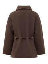 BA&SH - Cappotto Kam con Coulisse in Vita - Marrone - LIDIASHOPPING® - Official Website