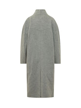 BA&SH - Cappotto Kaya con Alamari - Grigio - LIDIASHOPPING® - Official Website