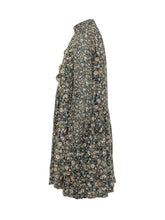 BA&SH - Kimia Dress with Floral Print - Green - LIDIASHOPPING® - Official Website