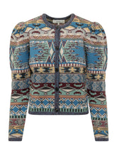 BA&SH - Cardigan Maja Corto con Bottone Decorativo - Multicolore - LIDIASHOPPING® - Official Website