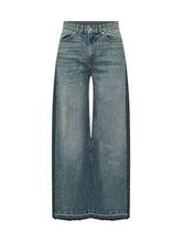 BA&SH - Jeans Mislav a Gamba Ampia - Blu - LIDIASHOPPING® - Official Website