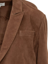 BA&SH - Mosty Blazer with Patch Pockets - Brown - LIDIASHOPPING® - Official Website