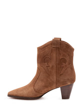 BA&SH - Stivaletti Casey con Motivi Sagomati - Marrone - LIDIASHOPPING® - Official Website