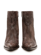 DUCANERO - Stivaletto Western con Motivi Sagomati - Marrone - LIDIASHOPPING® - Official Website