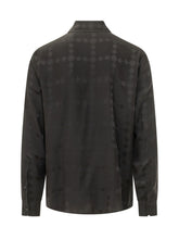 VERSACE - Camicia Medusa con Motivo Geometrico - Nero - LIDIASHOPPING® - Official Website