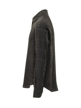 VERSACE - Camicia Medusa con Motivo Geometrico - Nero - LIDIASHOPPING® - Official Website