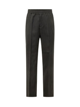 VERSACE - Pantaloni con Motivo a Righe - Nero - LIDIASHOPPING® - Official Website