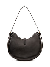 VERSACE - Borsa Hobo Piccola con Medaglione Logo - Nero - LIDIASHOPPING® - Official Website