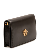 VERSACE - Mini Borsa con Patta e Medaglione Logo - Nero - LIDIASHOPPING® - Official Website