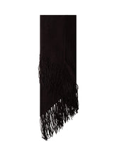 VANISÉ - Mantella Caterina con Frange Lunghe - Marrone - LIDIASHOPPING® - Official Website