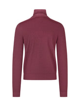 AROVESCIO - Turtleneck Sweater with Ribbed Collar - Red - LIDIASHOPPING® - Official Website