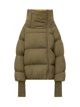 GANNI - Piumino con Collo Alto - Verde - LIDIASHOPPING® - Official Website