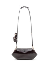 GANNI - Borsa Bou East West Box - Marrone - LIDIASHOPPING® - Official Website