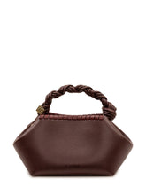 GANNI - Bou Small Bag with Braided Handle - Red - LIDIASHOPPING® - Official Website