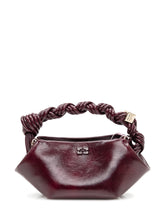 GANNI - Borsa Bou Mini Deep Shine - Rosso - LIDIASHOPPING® - Official Website