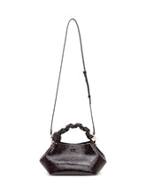 GANNI - Borsa Bou Small Deep Shine - Rosso - LIDIASHOPPING® - Official Website