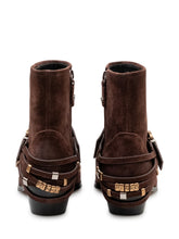PINKO - Stivaletto Jane con Cinturini - Marrone - LIDIASHOPPING® - Official Website