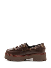 PINKO - Margaret Loafer with Lug Sole - Brown - LIDIASHOPPING® - Official Website