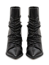 PINKO - Vane Draped Ankle Boot - Black - LIDIASHOPPING® - Official Website