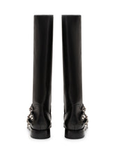 PINKO - Stivale Cheval con Doppia Fibbia - Nero - LIDIASHOPPING® - Official Website
