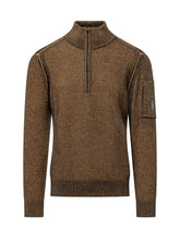 C.P. COMPANY - Felpa con Collo Alto e Zip - Giallo - LIDIASHOPPING® - Official Website