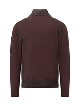 C.P. COMPANY - Felpa con Collo Alto e Zip - Rosso - LIDIASHOPPING® - Official Website