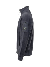 C.P. COMPANY - Felpa con Collo Alto e Zip - Blu - LIDIASHOPPING® - Official Website