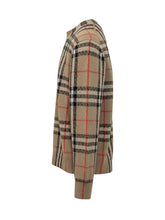 BURBERRY - Dolcevita con Motivo Geometrico a Rombi - Marrone - LIDIASHOPPING® - Official Website