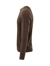 BURBERRY - Maglia Michael Girocollo - Marrone - LIDIASHOPPING® - Official Website