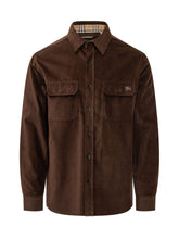 BURBERRY - Camicia Cadoc con Tasche Applicate - Marrone - LIDIASHOPPING® - Official Website
