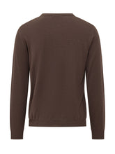 ZANONE - Maglia Girocollo a Maniche Lunghe - Marrone - LIDIASHOPPING® - Official Website