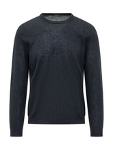 ZANONE - Maglia Girocollo con Bordi a Coste - Blu - LIDIASHOPPING® - Official Website