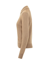 BURBERRY - Polo Cait con Mezza Zip - Beige - LIDIASHOPPING® - Official Website