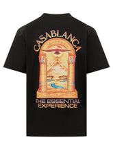 CASABLANCA - Meduse Sportive T-shirt with Chest Print - Black - LIDIASHOPPING® - Official Website