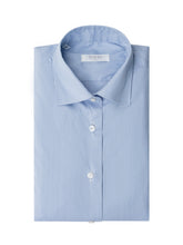 BARBA - Camicia con Colletto Ampio - Blu - LIDIASHOPPING® - Official Website