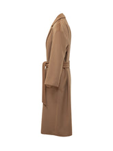 MAX MARA STUDIO - Long Double Breasted Coat - Beige - LIDIASHOPPING® - Official Website