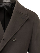 CORNELIANI - Cappotto Doppiopetto con Ampi Revers - Marrone - LIDIASHOPPING® - Official Website