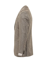 CORNELIANI - Blazer Microfantasia con Tasche Applicate - Marrone - LIDIASHOPPING® - Official Website
