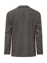 CORNELIANI - Blazer a Quadri con Tasche Applicate - Marrone - LIDIASHOPPING® - Official Website
