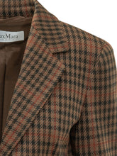 MAX MARA - Giacca Galosce con Motivo Check - Marrone - LIDIASHOPPING® - Official Website