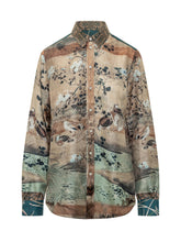 PIERRE LOUIS MASCIA - Aloe Shirt with Botanical Print - Multicolor - LIDIASHOPPING® - Official Website
