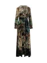 PIERRE LOUIS MASCIA - Kanpur Long Dress with Belt - Green - LIDIASHOPPING® - Official Website