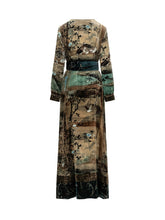 PIERRE LOUIS MASCIA - Kanpur Long Dress with Belt - Green - LIDIASHOPPING® - Official Website