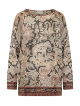 PIERRE LOUIS MASCIA - Aloe Top with Figurative Pattern - Multicolor - LIDIASHOPPING® - Official Website